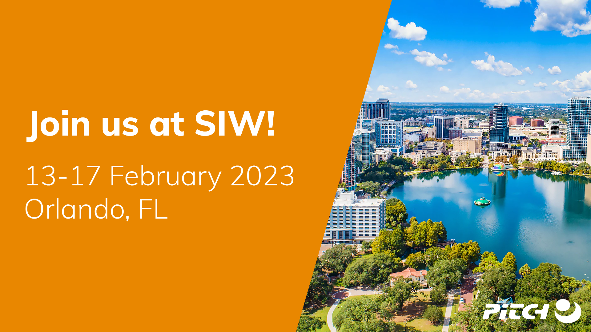 Join us at SIW 2023 - Pitch Technologies